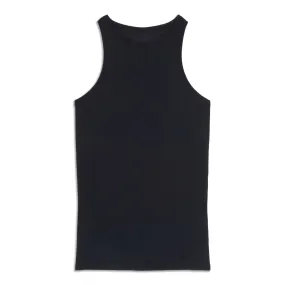 -Blend High-Neck Yoga Tank Top - Resale