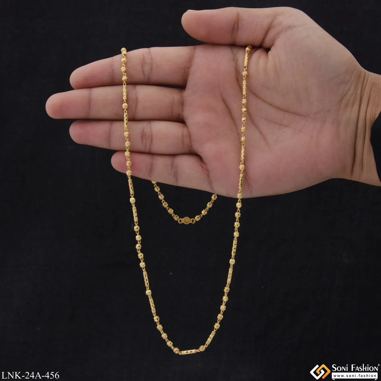 1 Gram Gold Plated Beautiful Design Stunning Design Mala for Women - Style A456