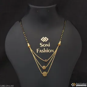 1 Gram Gold Plated Brilliant Design Best Quality Mangalsutra for Women - Style A243