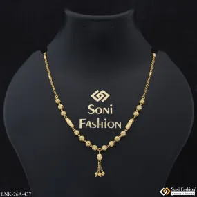 1 Gram Gold Plated Cool Design Stunning Design Necklace for Women - Style A437