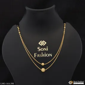 1 Gram Gold Plated Eye-Catching Design Mangalsutra for Women - Style A398