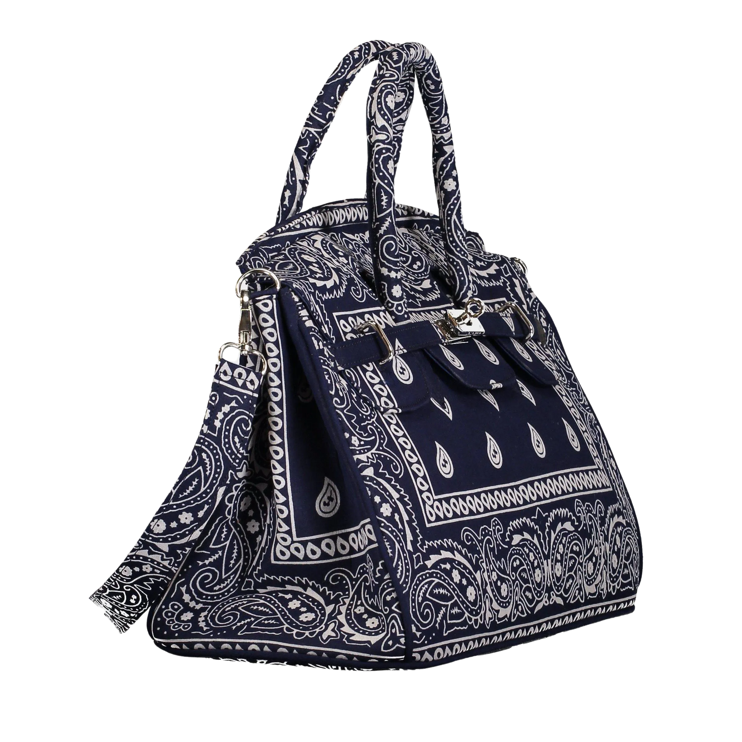 24H Birkin Style Bandana Handbag