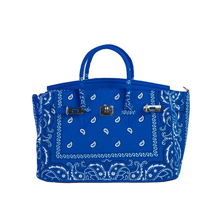 24H Birkin Style Bandana Handbag