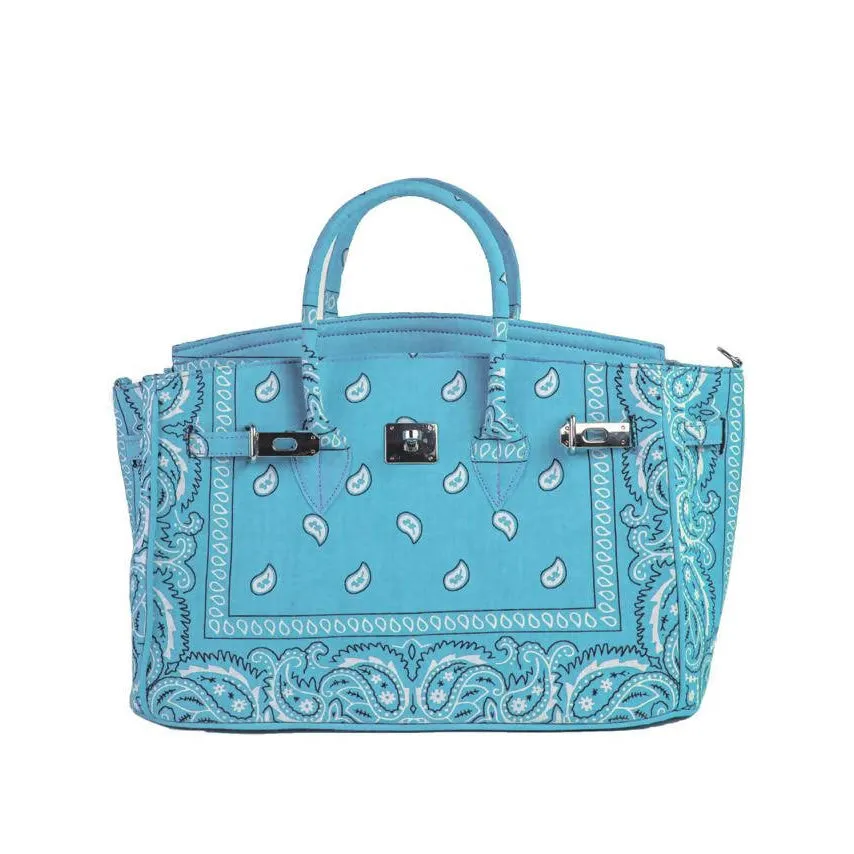 24H Birkin Style Bandana Handbag