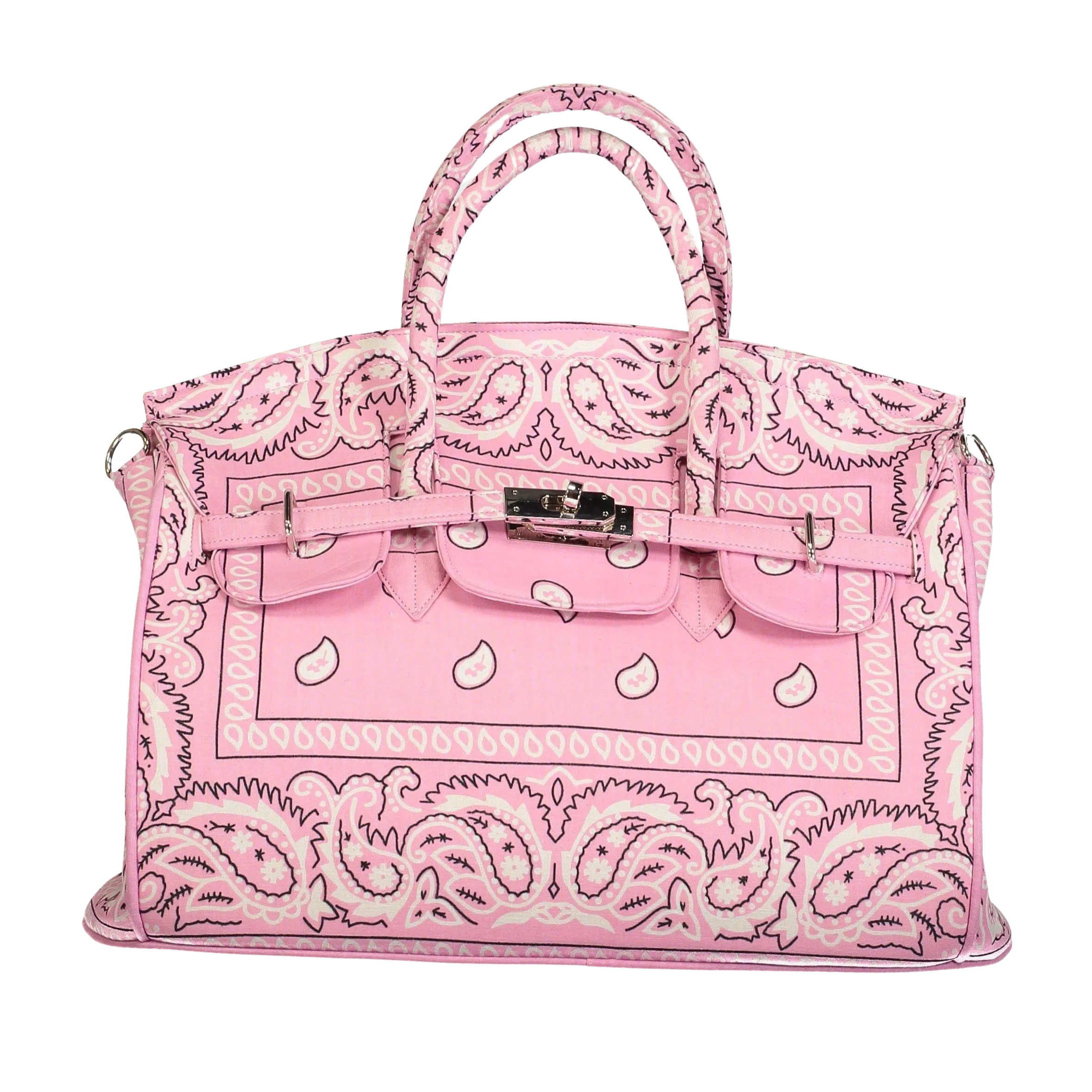 24H Birkin Style Bandana Handbag