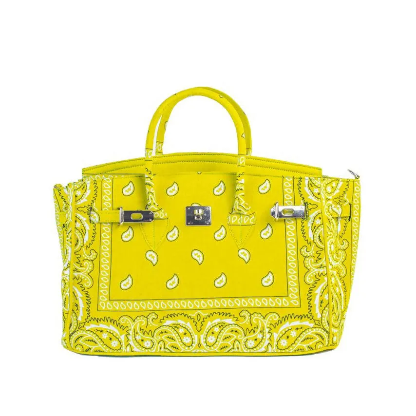 24H Birkin Style Bandana Handbag