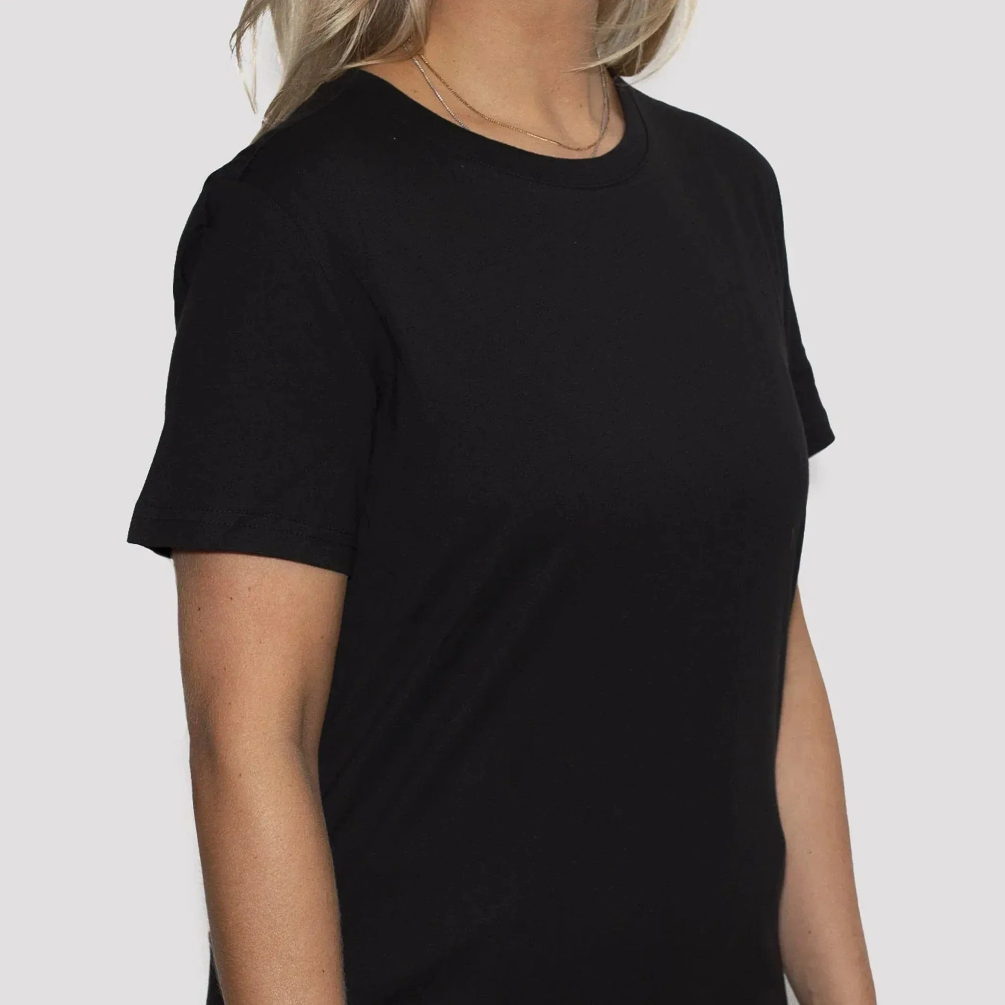 5 Pack | Women’s T-Shirts, Recycled Cotton, Black