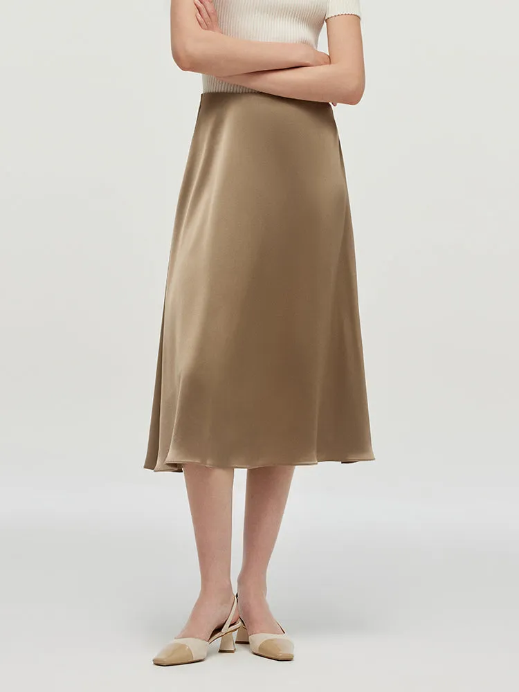 Acetate A-Line Women Skirt