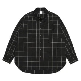 ADD Window Check Shirt Black