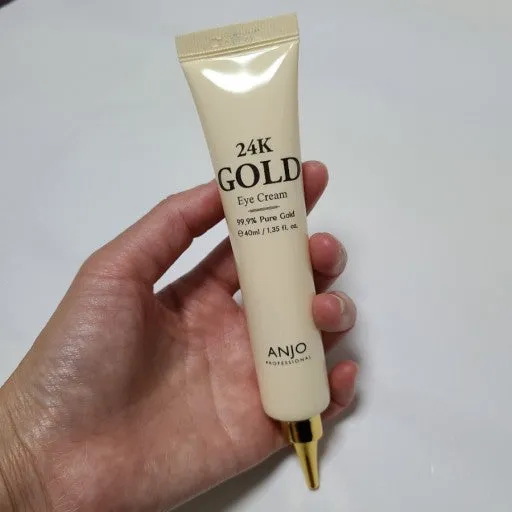 Anjo 24k Gold Eye Creams Anti Ageing Wrinkles Womens Skin Care Cosmetics Fine Lines Crows Feet