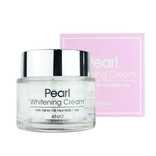 ANJO Pearl Whitening Cream Face Skin Care Moisturizing Anti Wrinkles