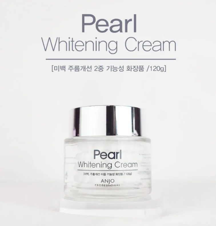 ANJO Pearl Whitening Cream Face Skin Care Moisturizing Anti Wrinkles