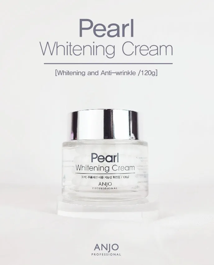 ANJO Pearl Whitening Cream Face Skin Care Moisturizing Anti Wrinkles