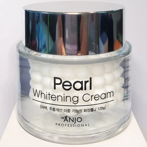 ANJO Pearl Whitening Cream Face Skin Care Moisturizing Anti Wrinkles