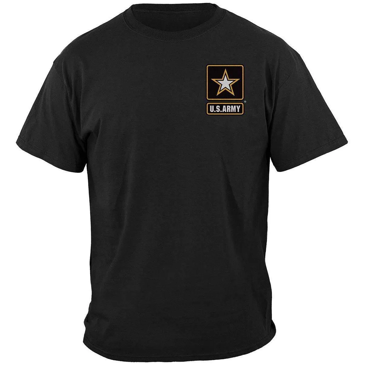 Army Strong Helicopter Soldier Black Long Sleeve