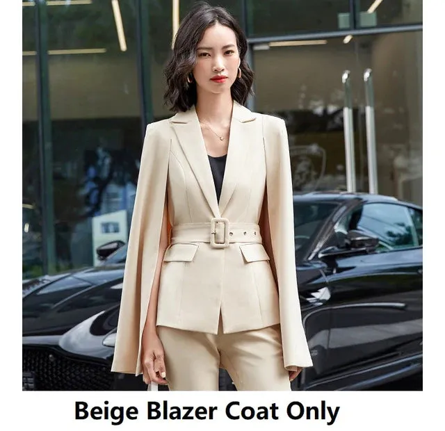 Autumn Fashion Style Formal Professional Notched Collar Suit for Women