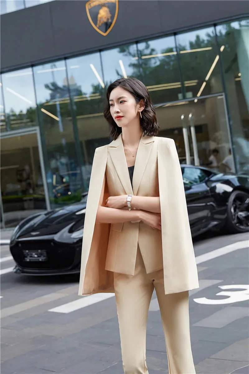 Autumn Fashion Style Formal Professional Notched Collar Suit for Women