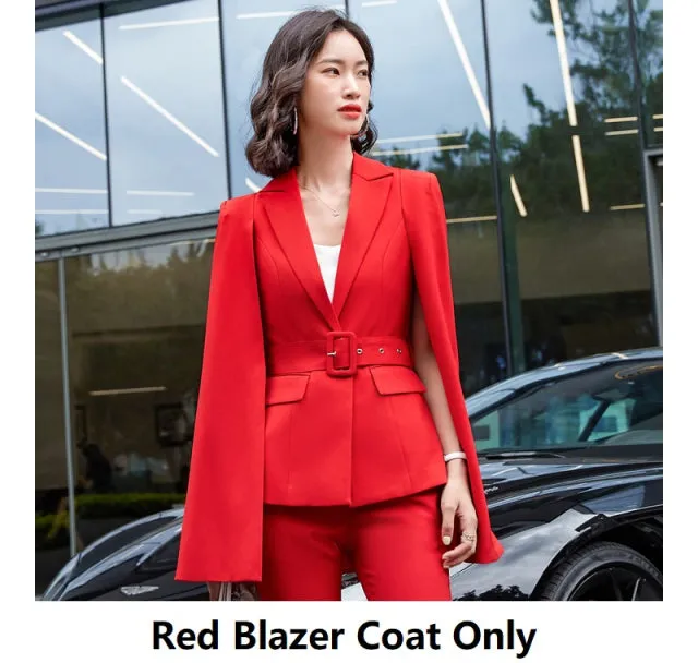 Autumn Fashion Style Formal Professional Notched Collar Suit for Women