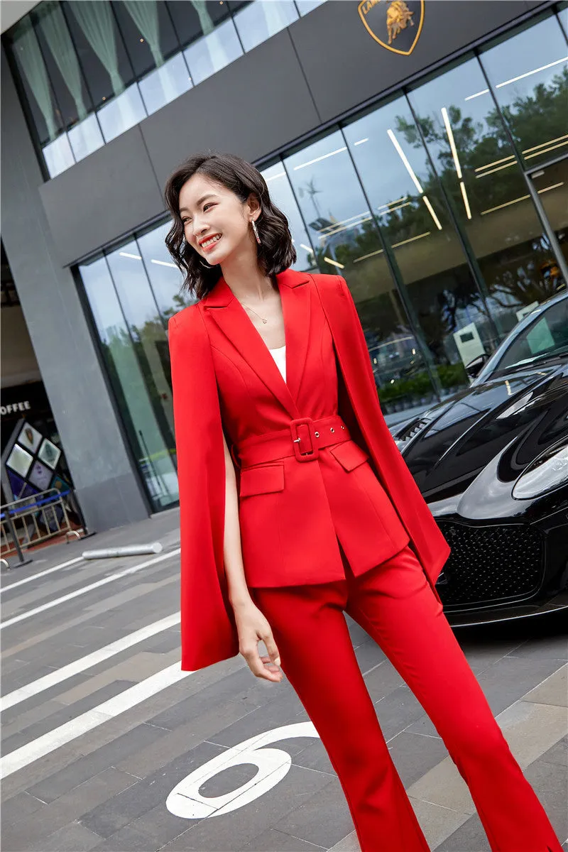 Autumn Fashion Style Formal Professional Notched Collar Suit for Women