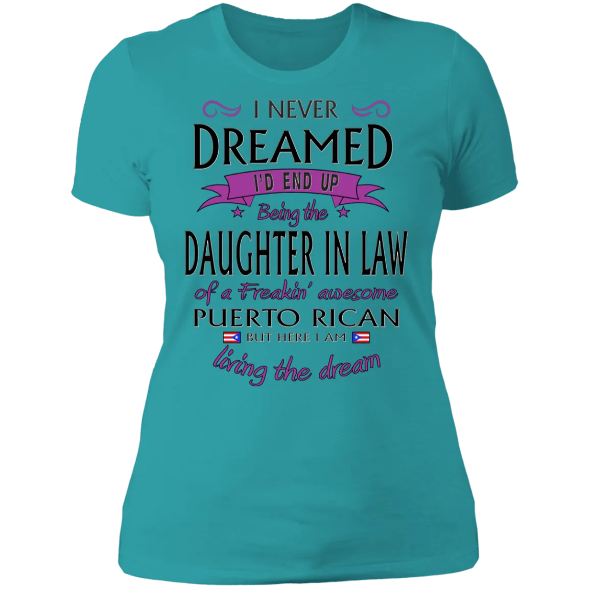 Awesome Daughter In Law Ladies' Boyfriend T-Shirt