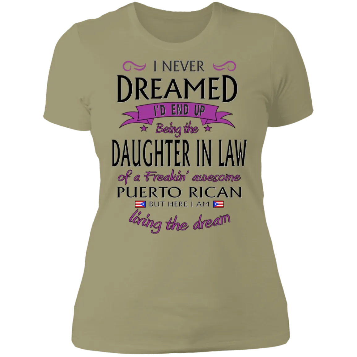 Awesome Daughter In Law Ladies' Boyfriend T-Shirt