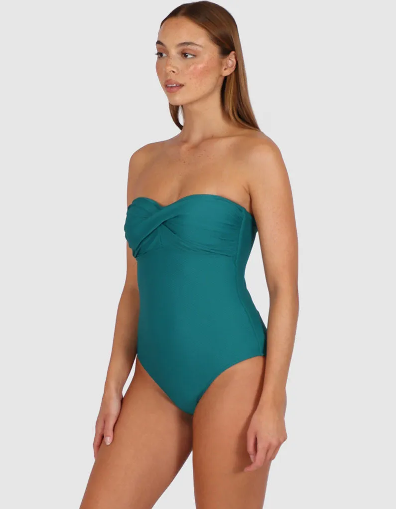 Baku Twist Bandeau One Piece - Rococco