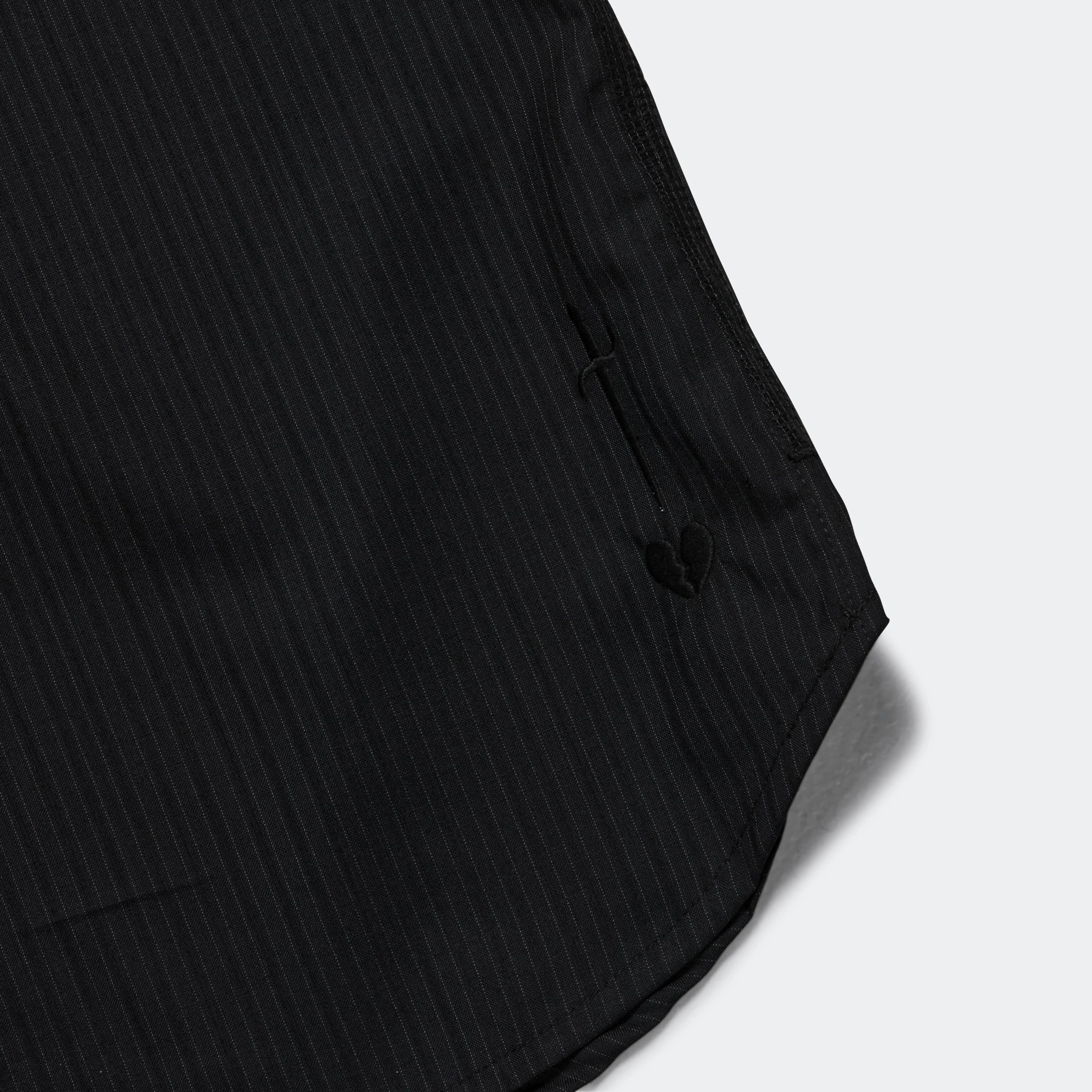 Big SS Shirt - Black Pinstripe