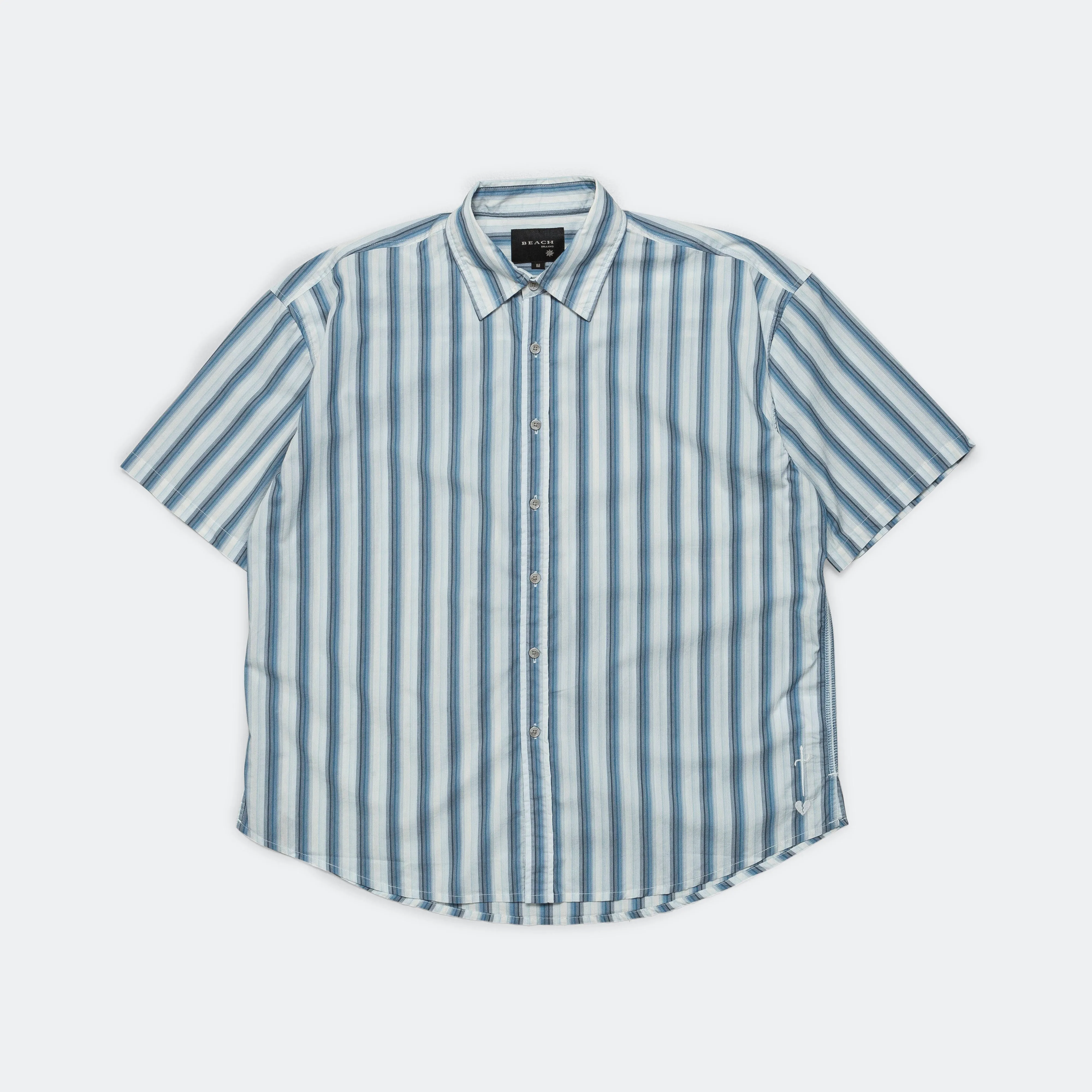 Big SS Shirt - Blue Stripe