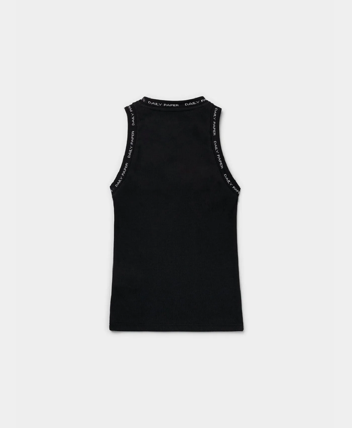 Black Erib Tank Top