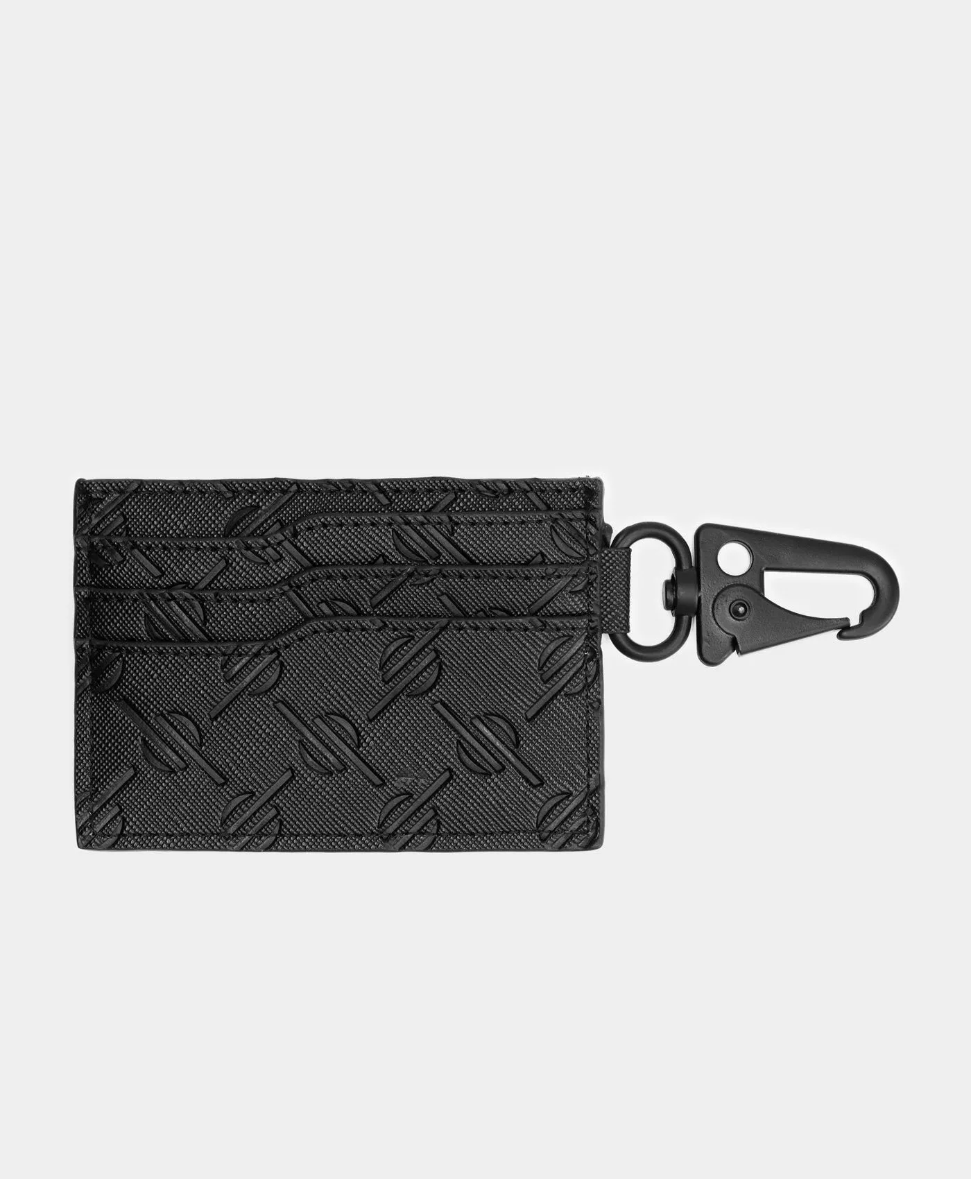 Black Monogram Necard Keychain