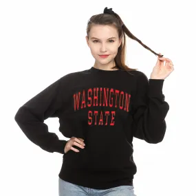 Black Washington State Crewneck (New Style 2022)