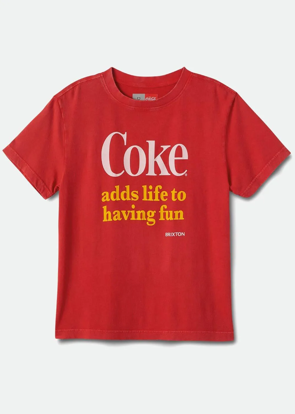 Brixton x Coca Cola Ladies Having Fun Vintage Coke T-Shirt Red