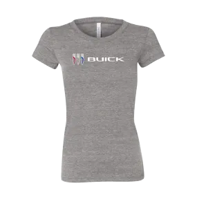 Buick Ladies Bella   Canva Triblend Short Sleeve T-shirt