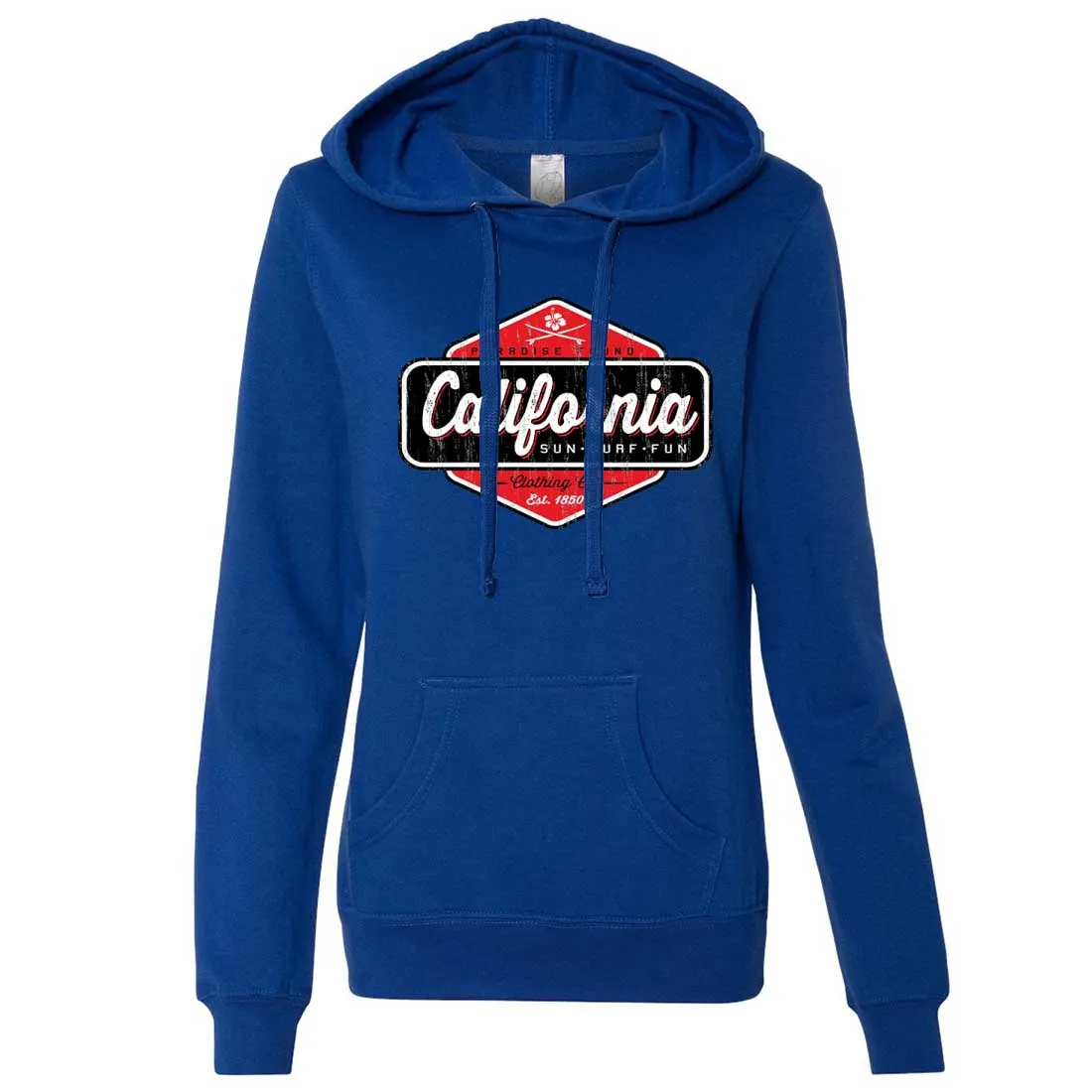 California Paradise Found Ladies Lt./Wt. Hoodie