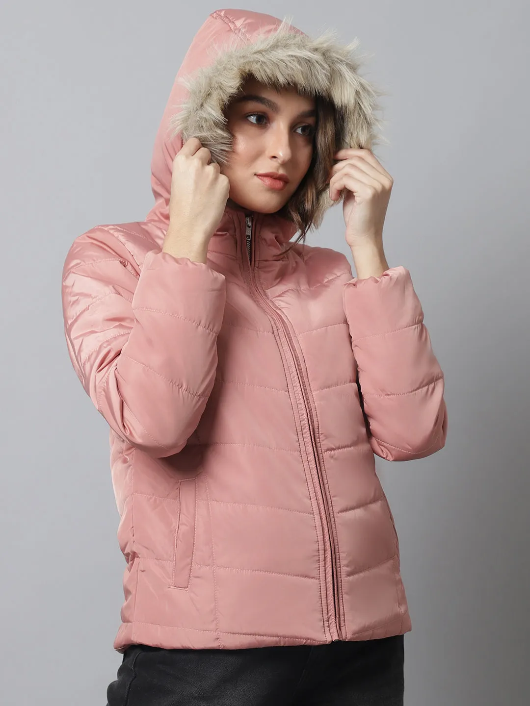 Cantabil  Women Pink Jacket