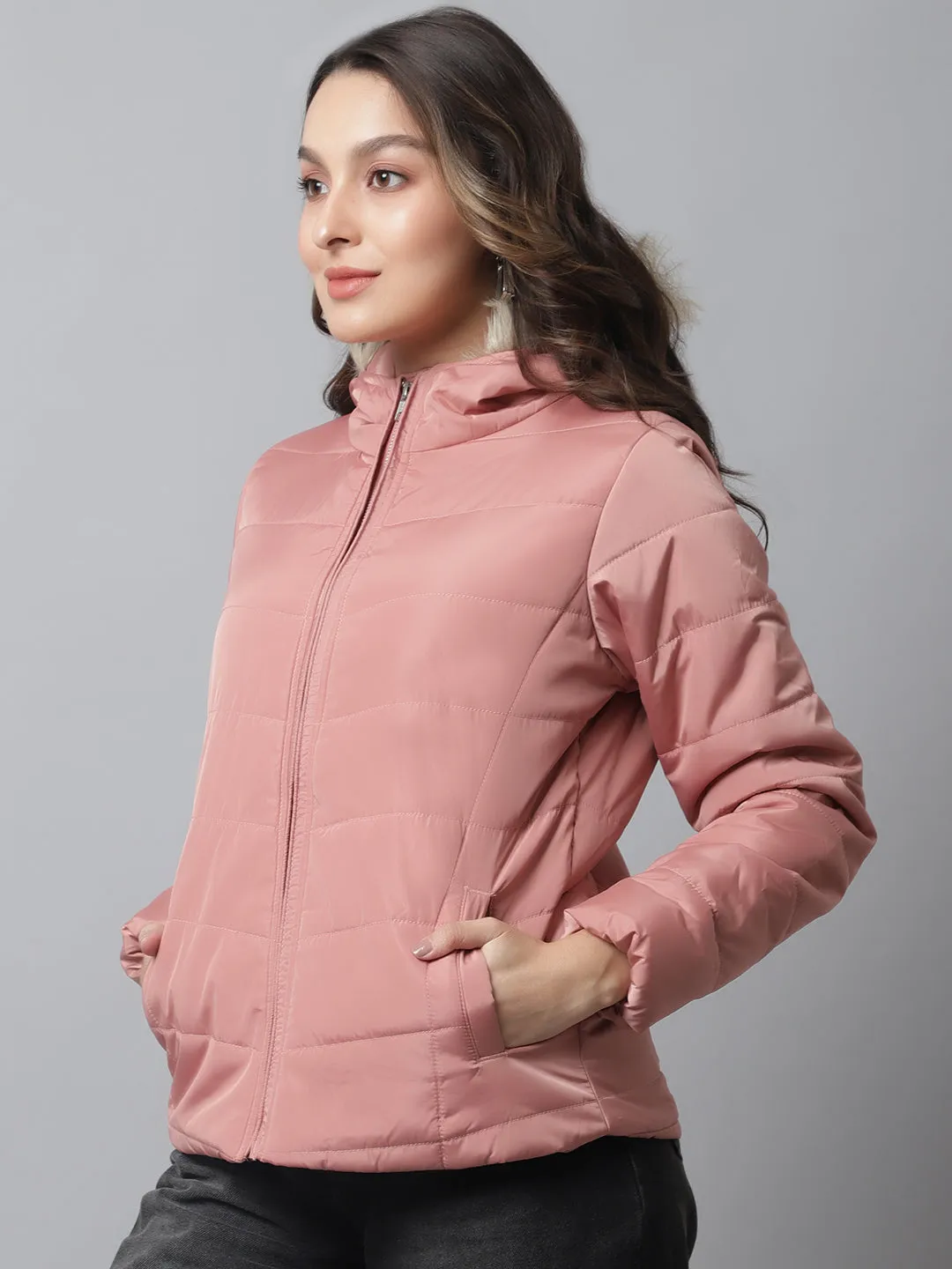 Cantabil  Women Pink Jacket