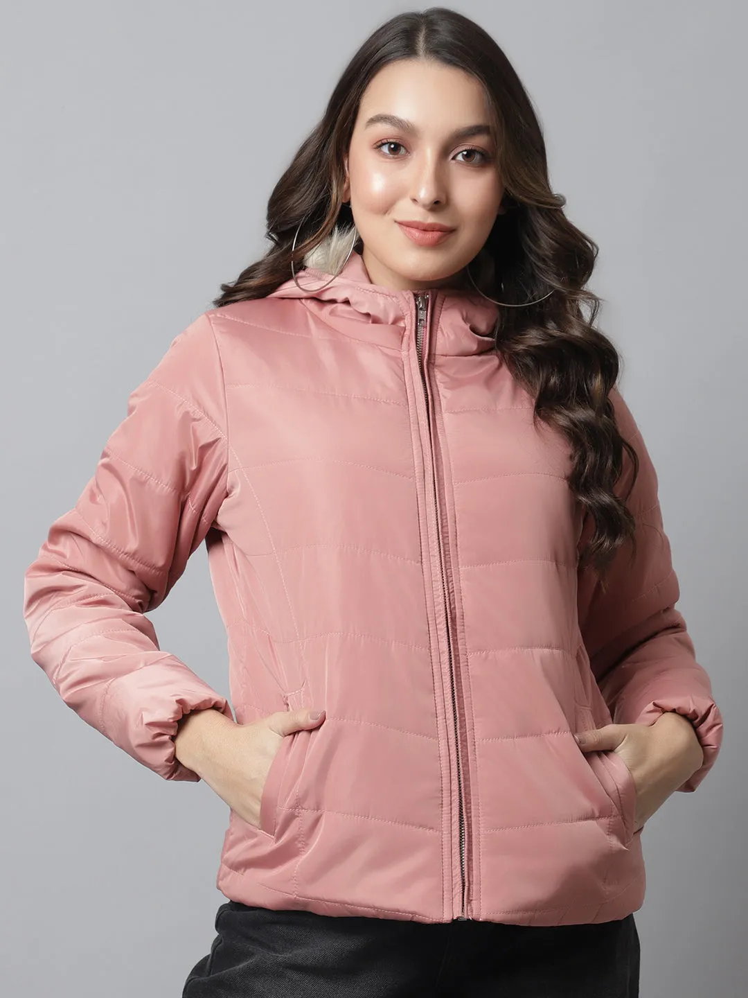 Cantabil  Women Pink Jacket