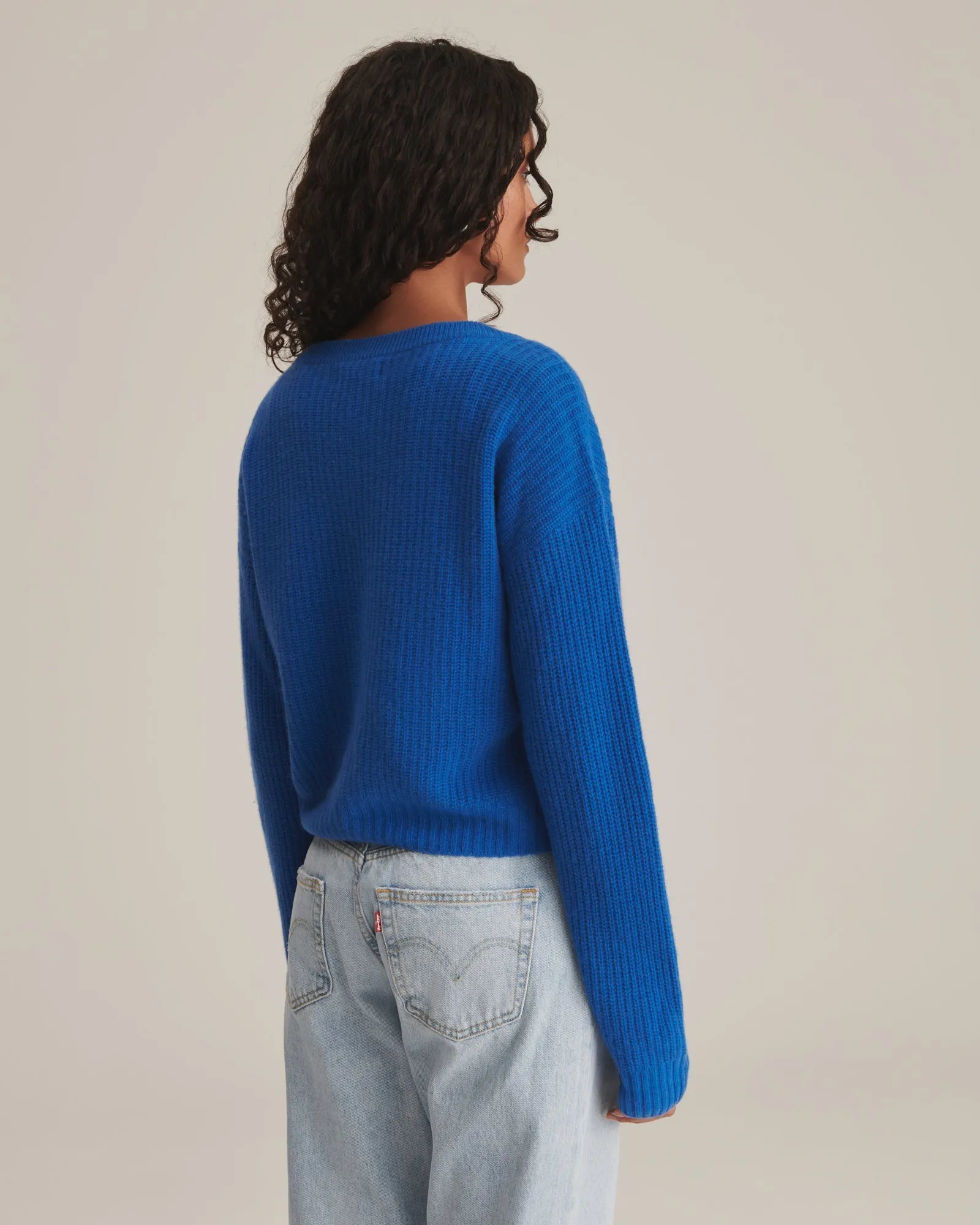 Cashmere Shaker Stitch Cardigan