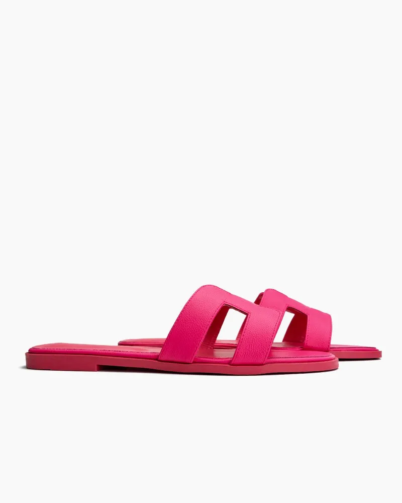 Classic Color Beach Flat Slippers Sandals