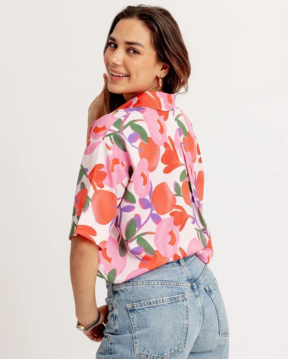 Clementine Cropped Shirt