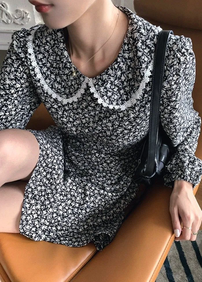 Cutie lace collared dress