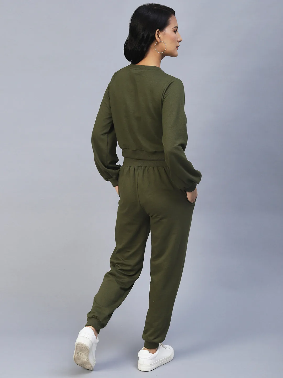 Cutout Neck Detail Tracksuit