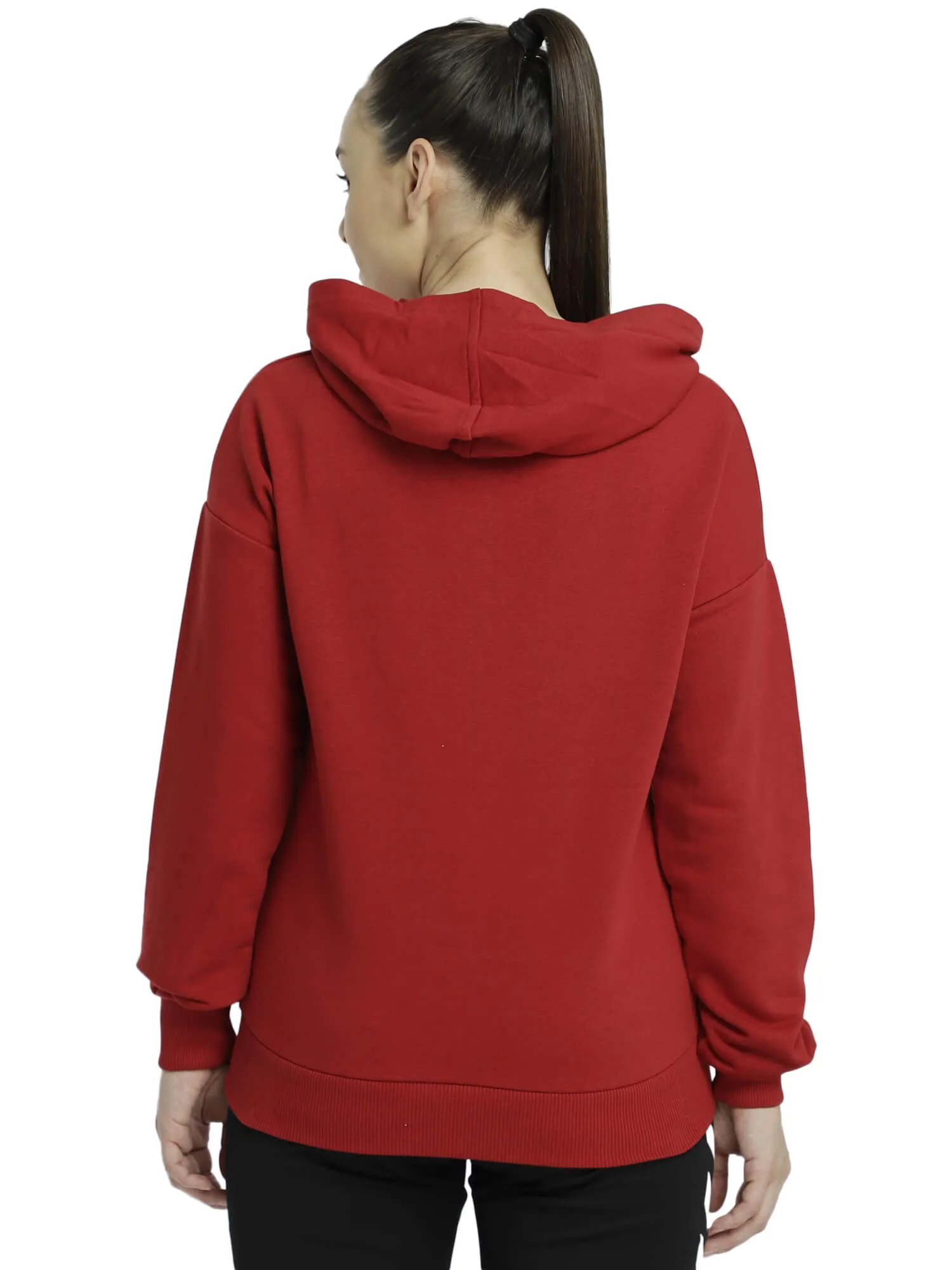 Dami Women Bright Red Hoodie