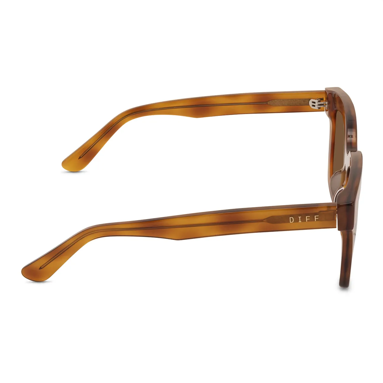 Diff Eyewear Carson Sunglasses - Andes Tortoise Brown Polarized