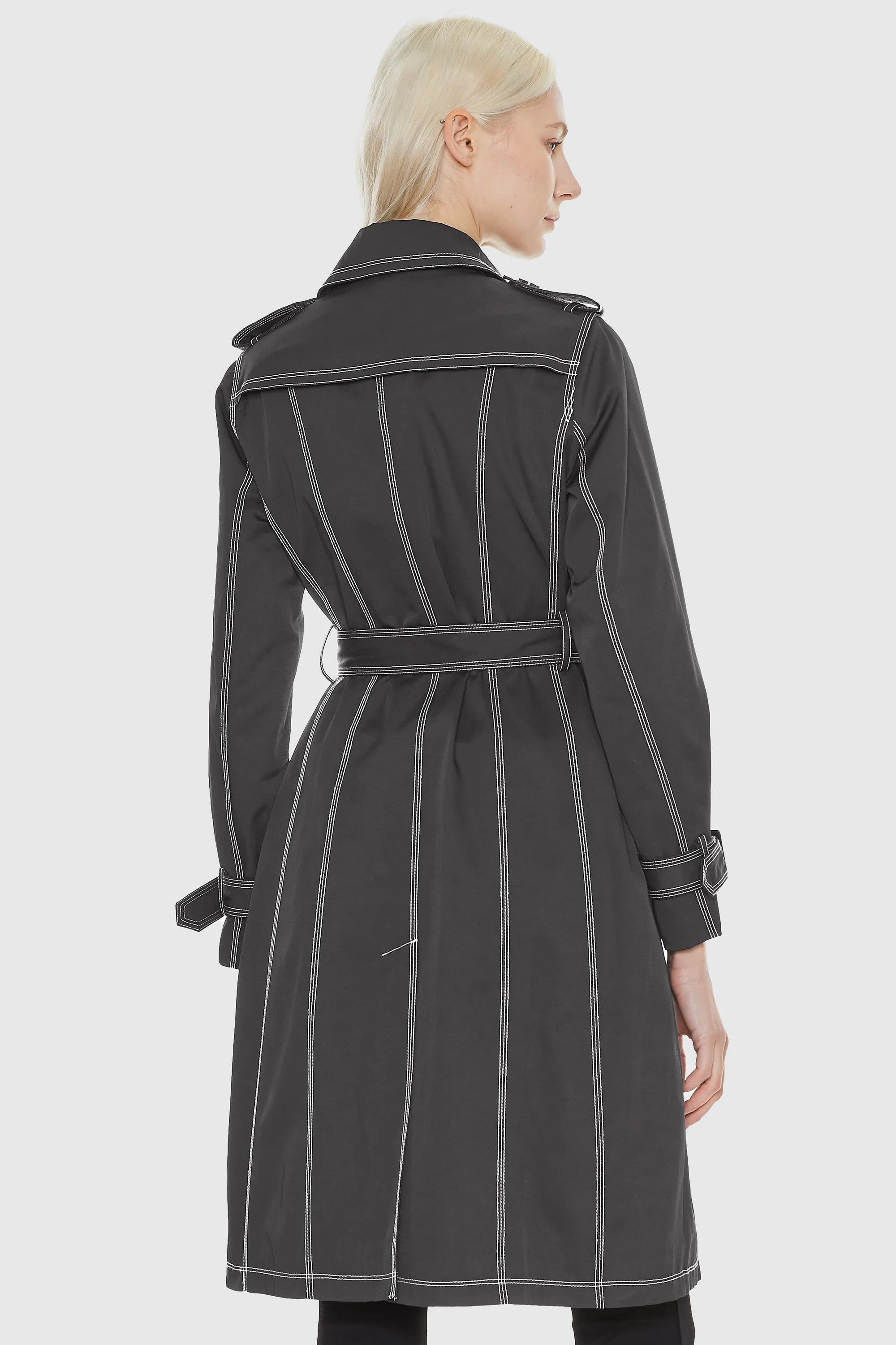 Double-Breasted Trench Coat