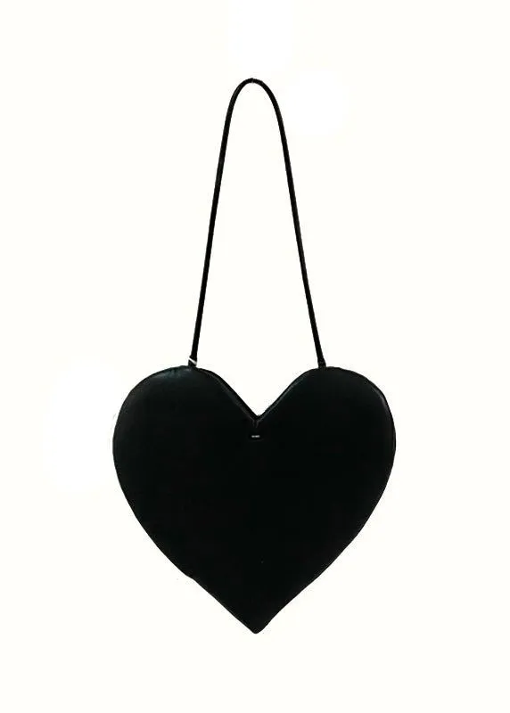 Drawn By My Side heart shaped handbag