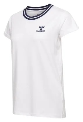 Emma Women Polyester White T-Shirt