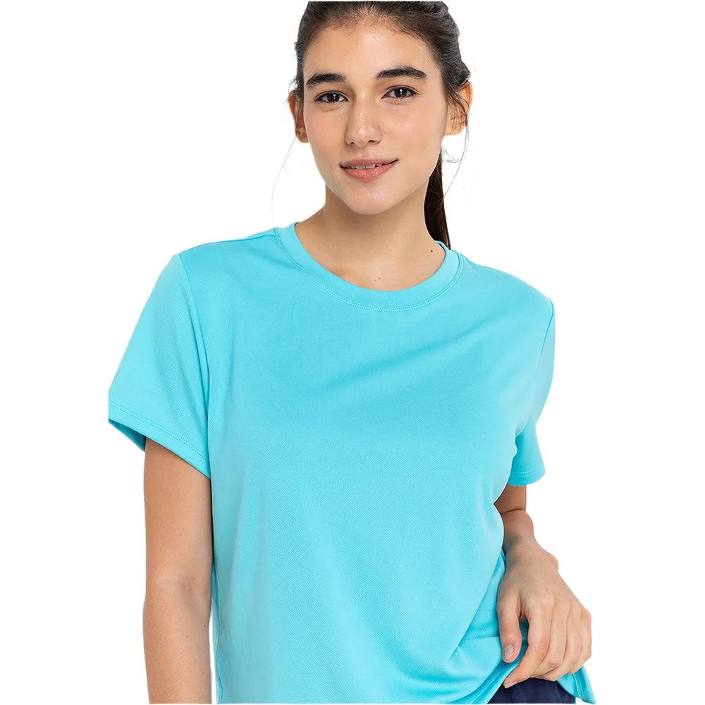 Equipe Women's TECH-DRY Athletic T-Shirt Aqua