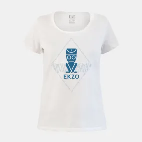 Explorer Tee - Scoop Neck White