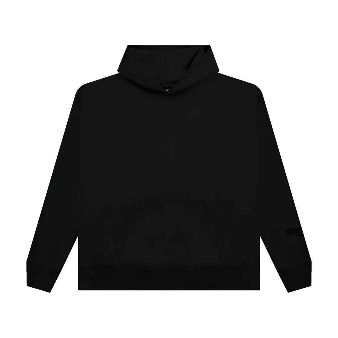 FEAR OF GOD ESSENTIALS BLACK REFLECTIVE 3M HOODIE